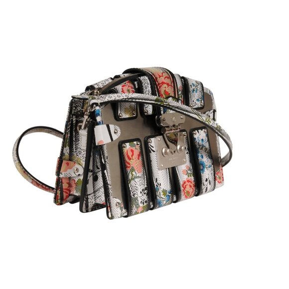 Louis Vuitton Romantic Blossom Floral Petite Malle Clutch Silver Crossbody Bag - Picture 2 of 16